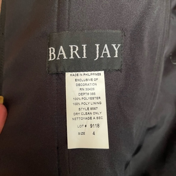 NWT formal black strapless dress - Picture 2 of 2